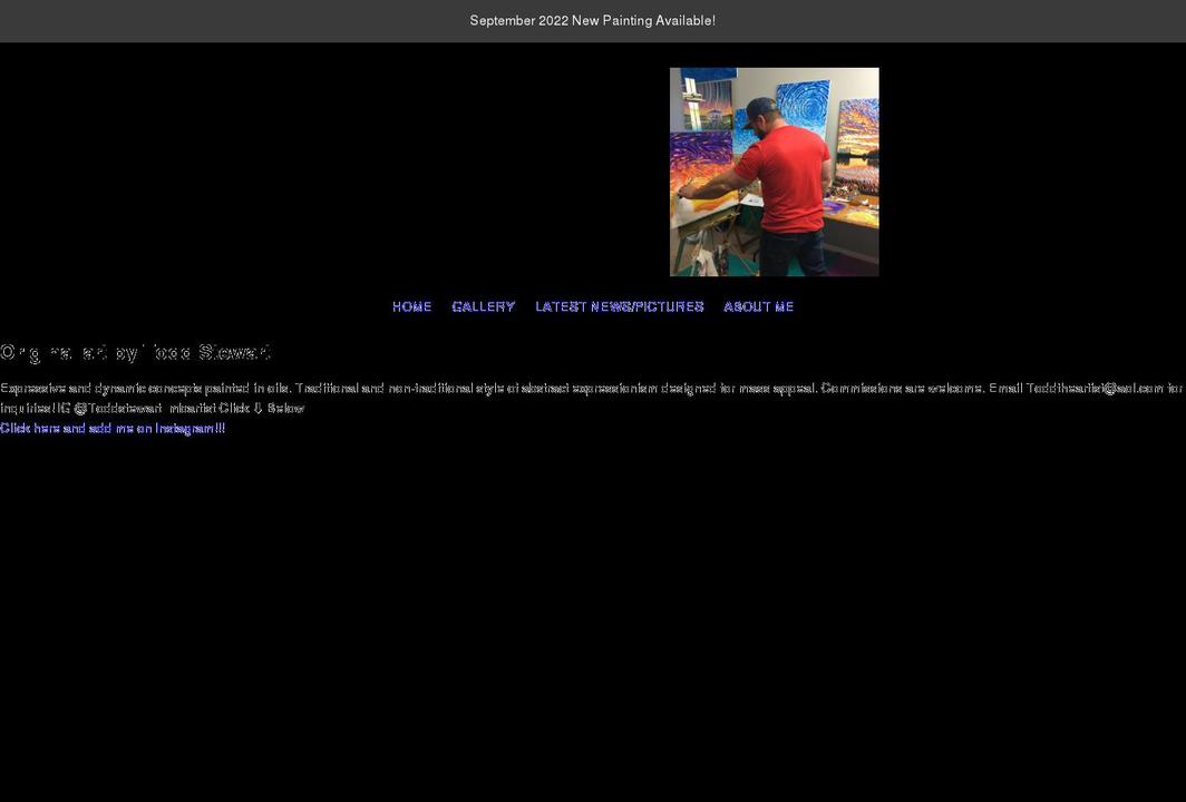 toddstewartart.com shopify website screenshot