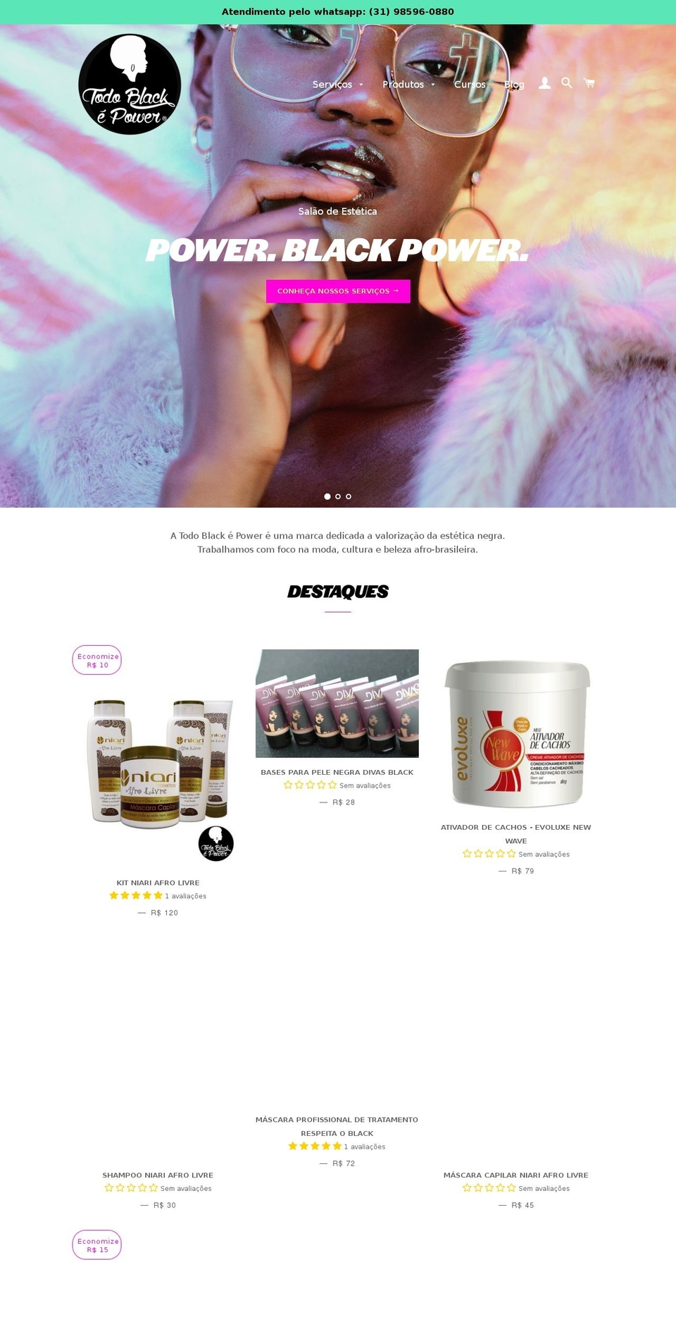 todoblackepower.com — Shopify storefront screenshot