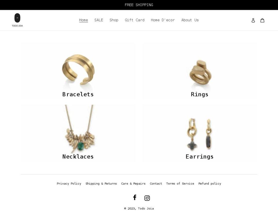 todojoia.com shopify website screenshot