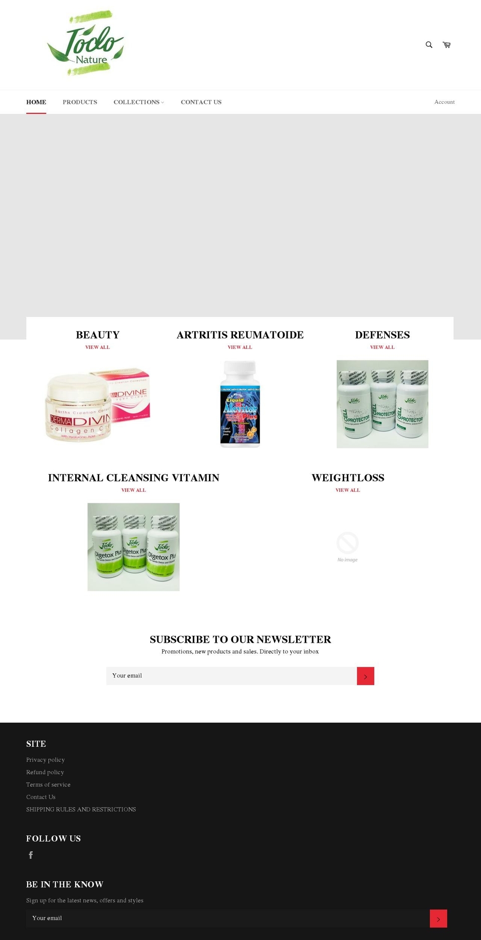 todonature.com — Shopify storefront screenshot