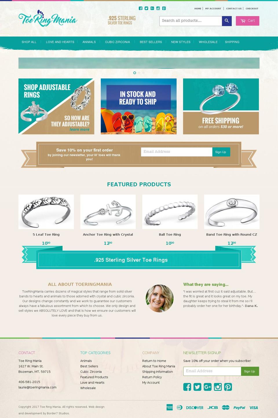 toeringmania.com shopify website screenshot