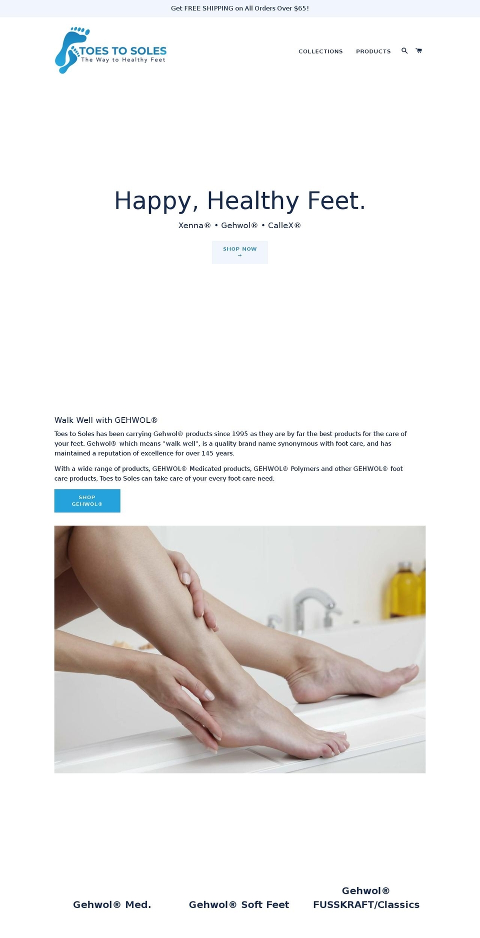 toestosoles.com — Shopify storefront screenshot