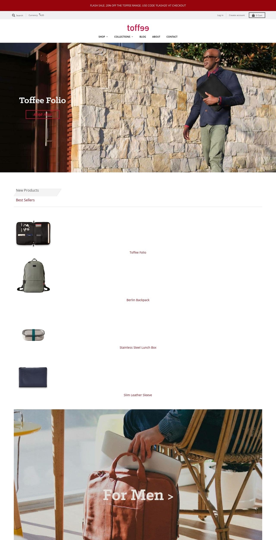 toffeecases.com.au shopify website screenshot