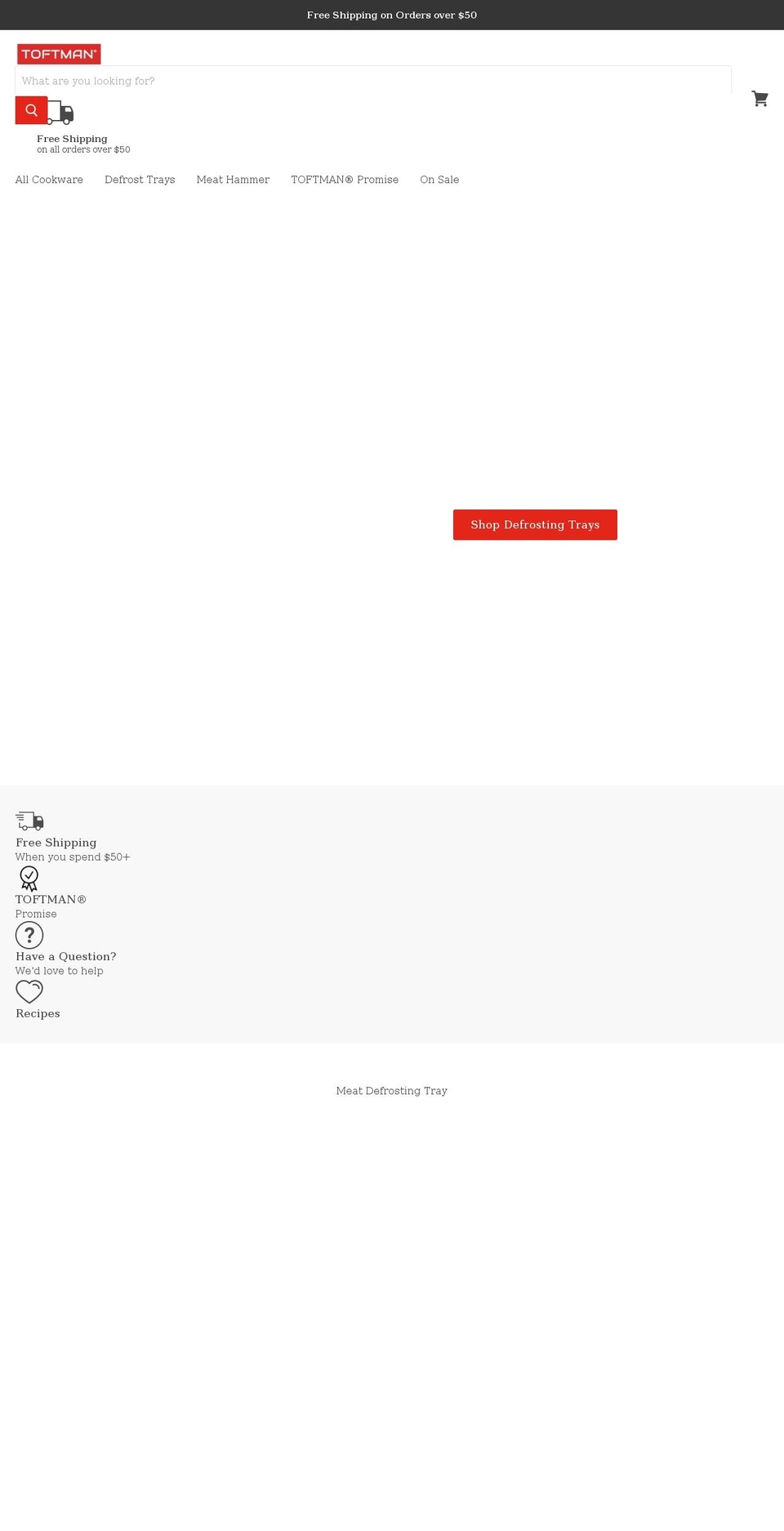 toftman.com shopify website screenshot