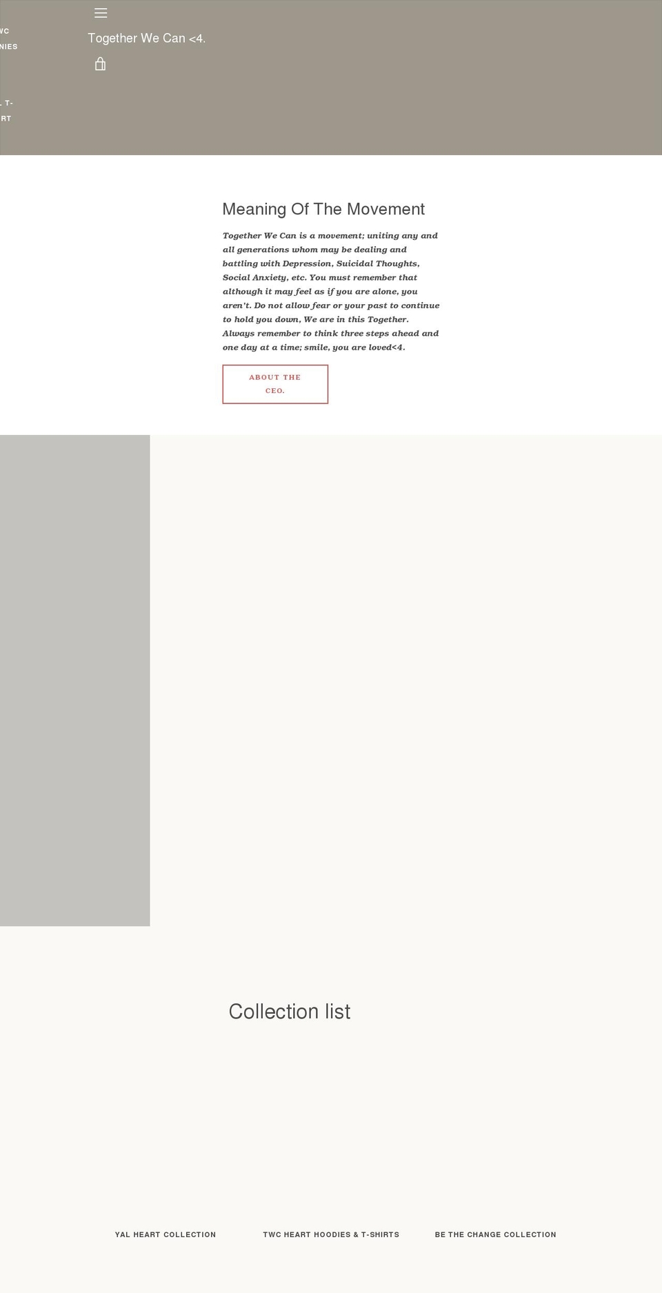 New For Shopify theme site example togetherwc.com
