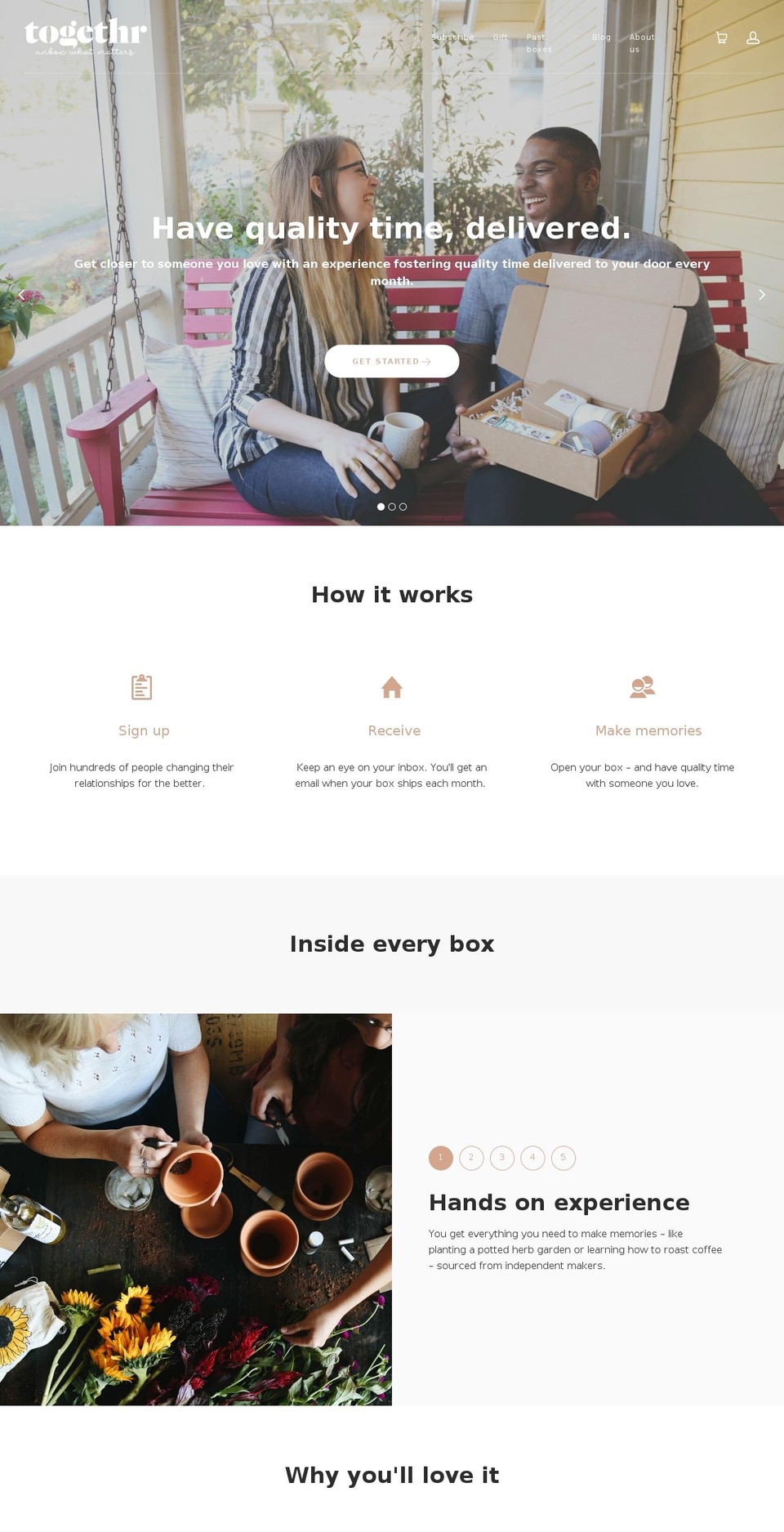 togethrbox.com — Shopify storefront screenshot