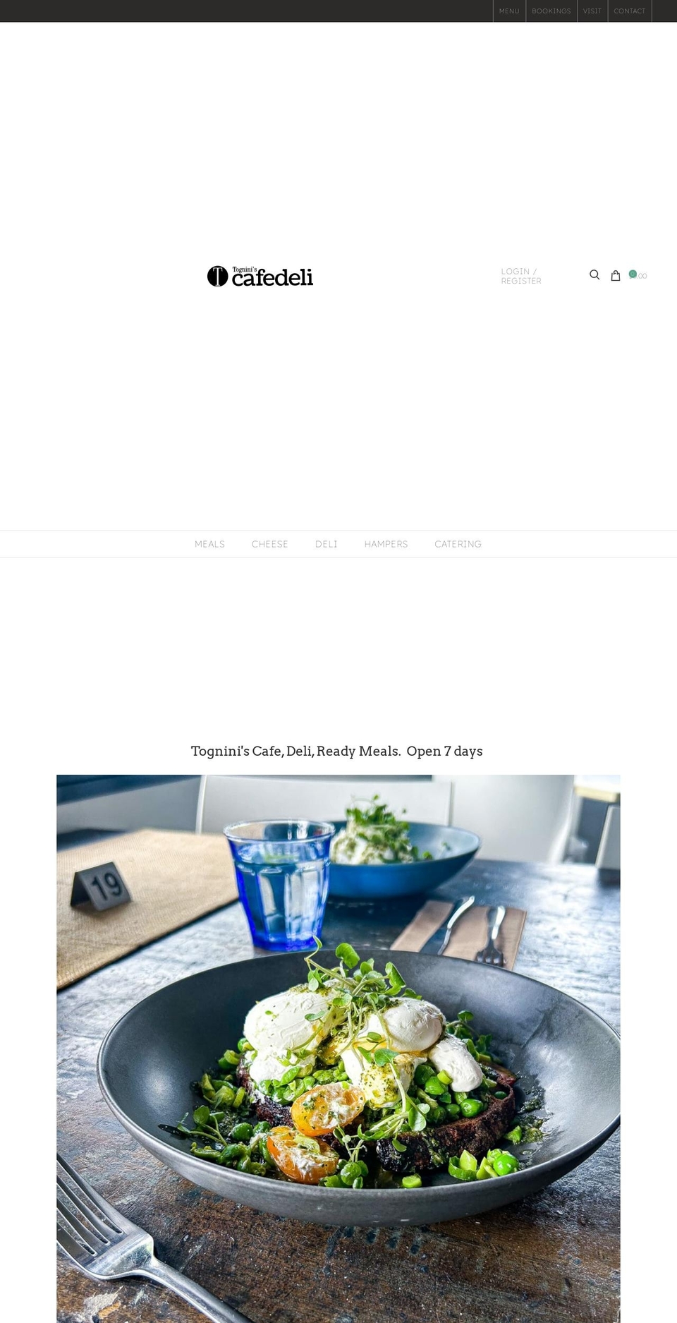 Woodmart Shopify theme site example togninis.com