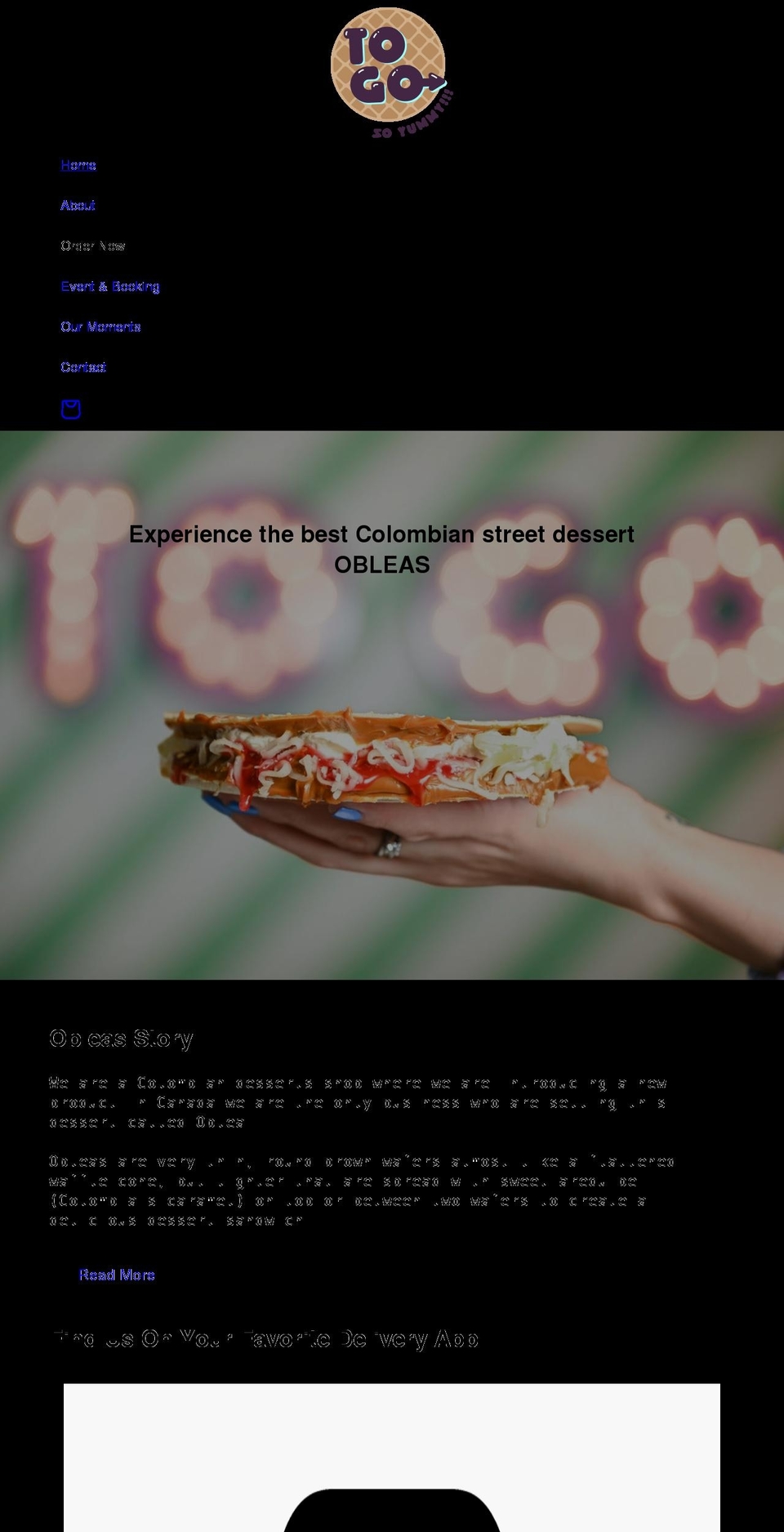togoyummy.com shopify website screenshot