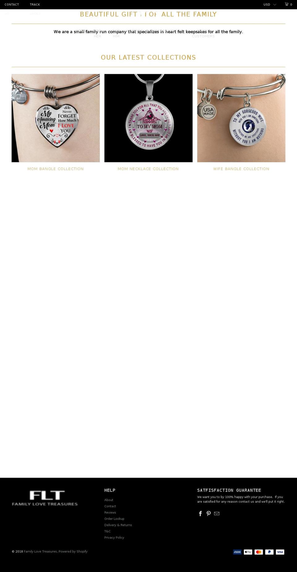 toherfromyou.com — Shopify storefront screenshot