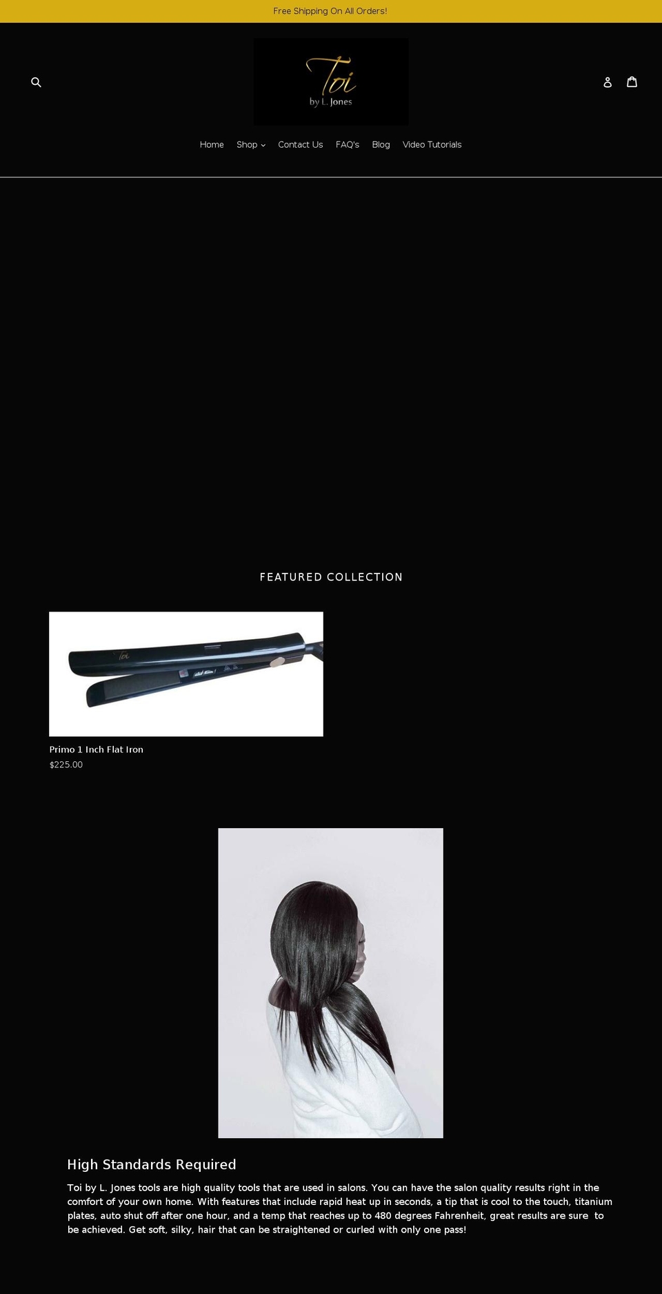 toibyljones.com — Shopify storefront screenshot