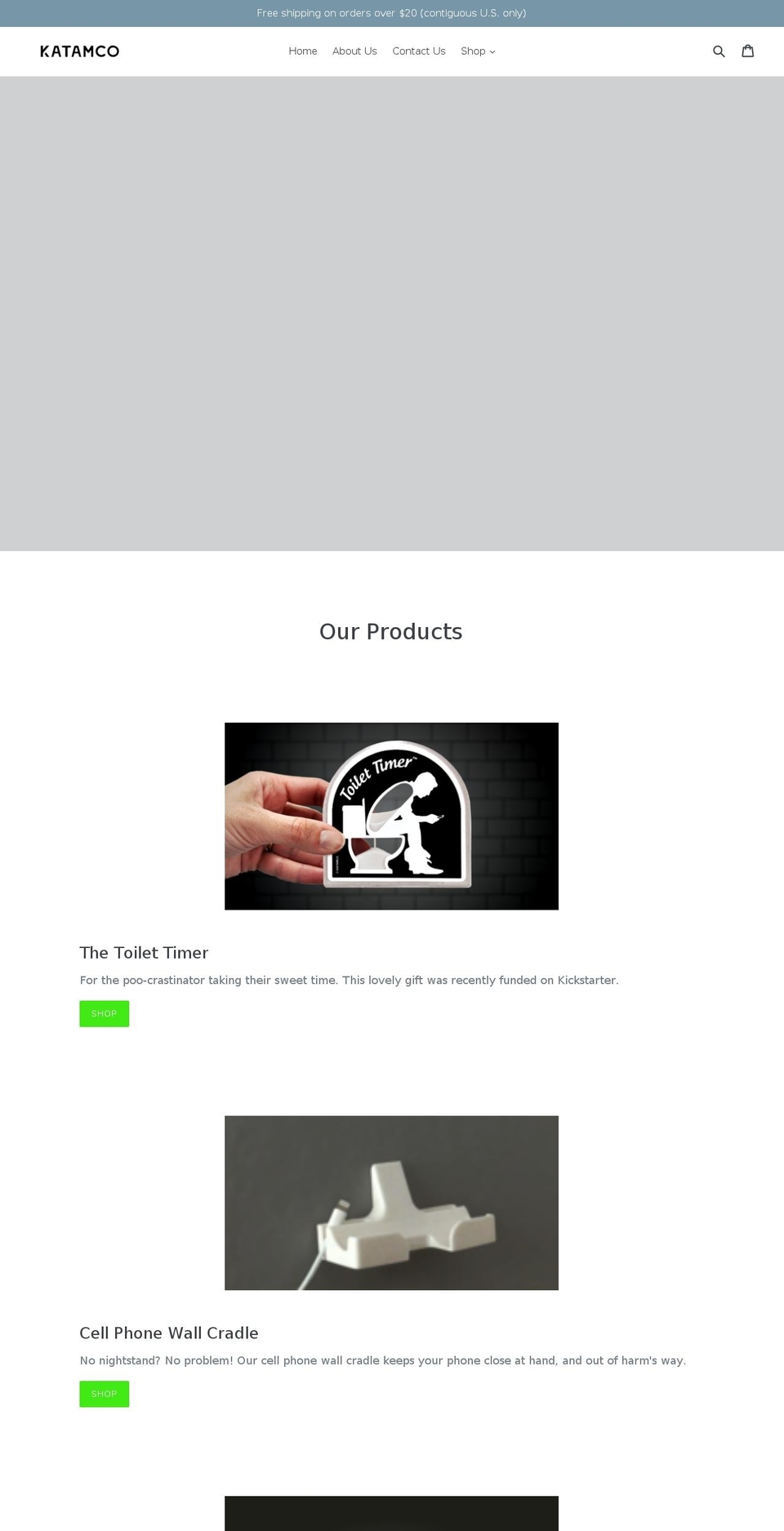toiletimer.com — Shopify storefront screenshot