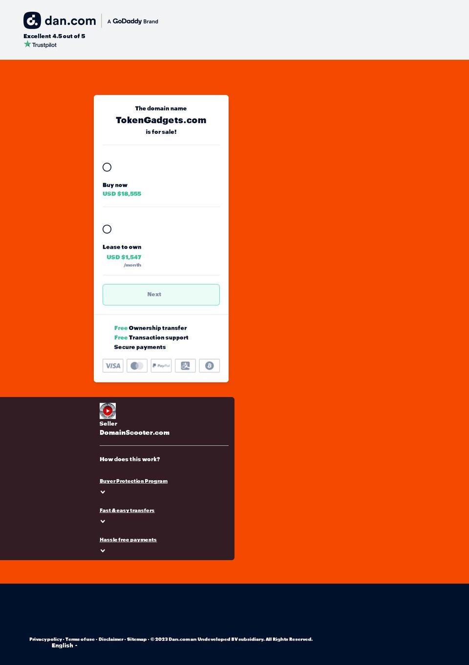 tokengadgets.com — Shopify storefront screenshot