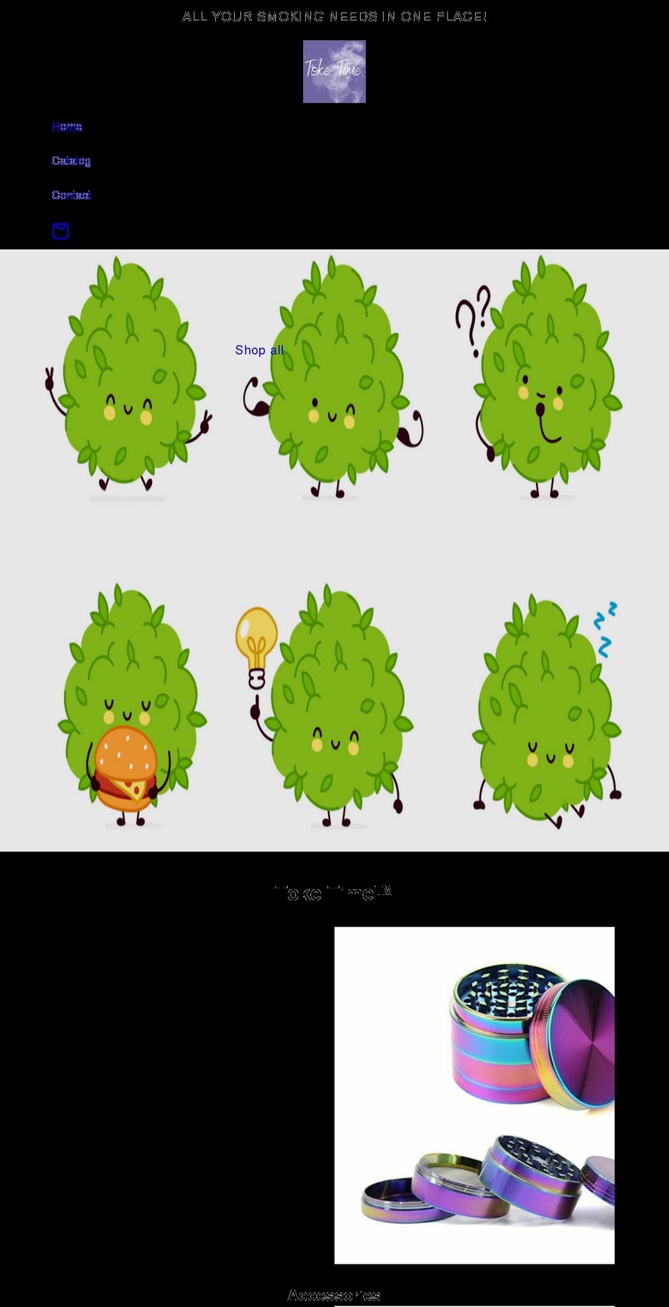 toketimemerch.com shopify website screenshot