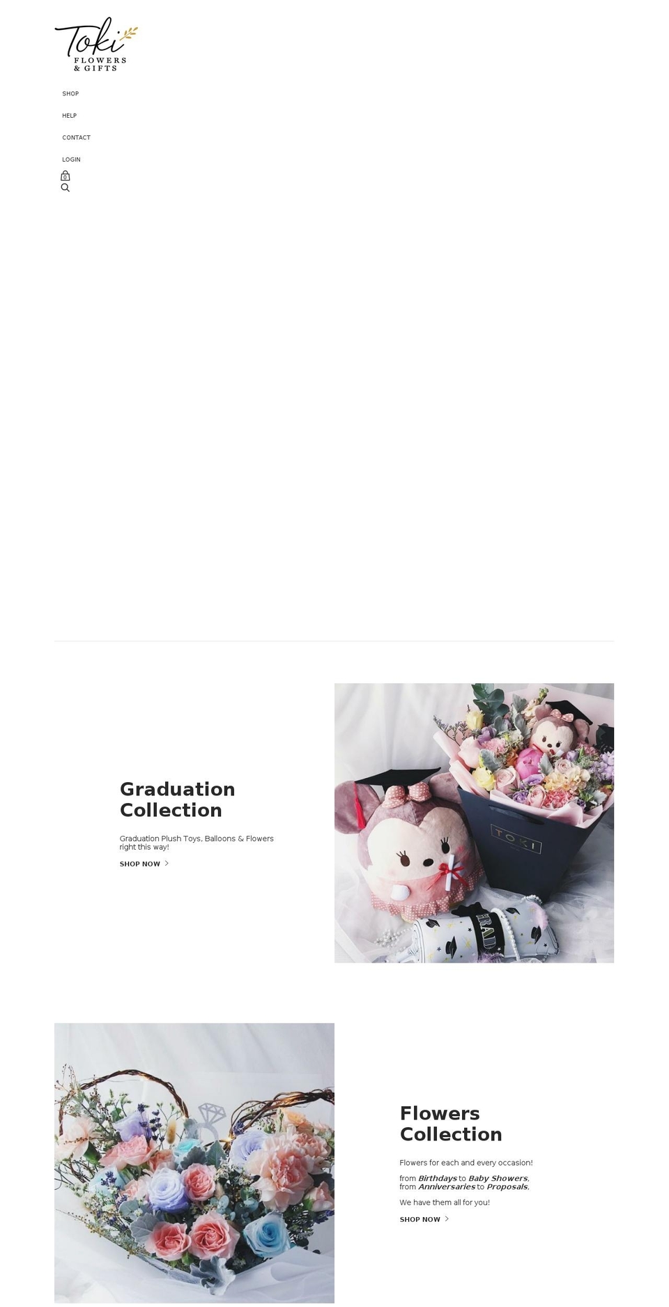 toki.sg shopify website screenshot