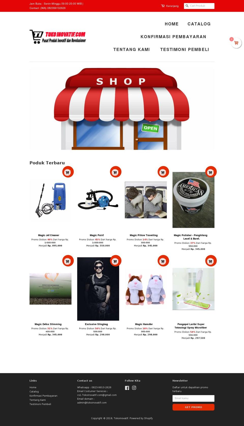 tokoinovatif.com — Shopify storefront screenshot