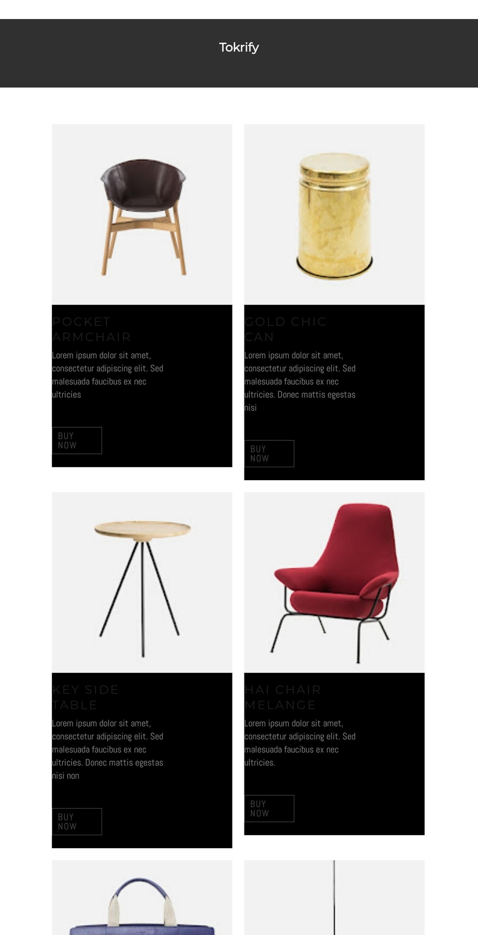 tokrify.com — Shopify storefront screenshot