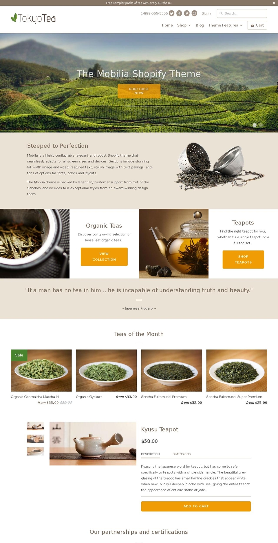 Mobilia Shopify theme site example tokyo-teas.myshopify.com