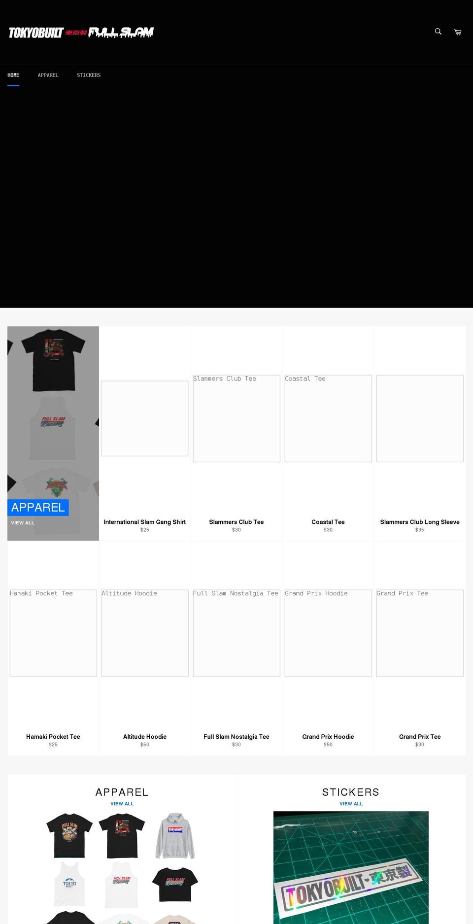 tokyobuilt.com shopify website screenshot