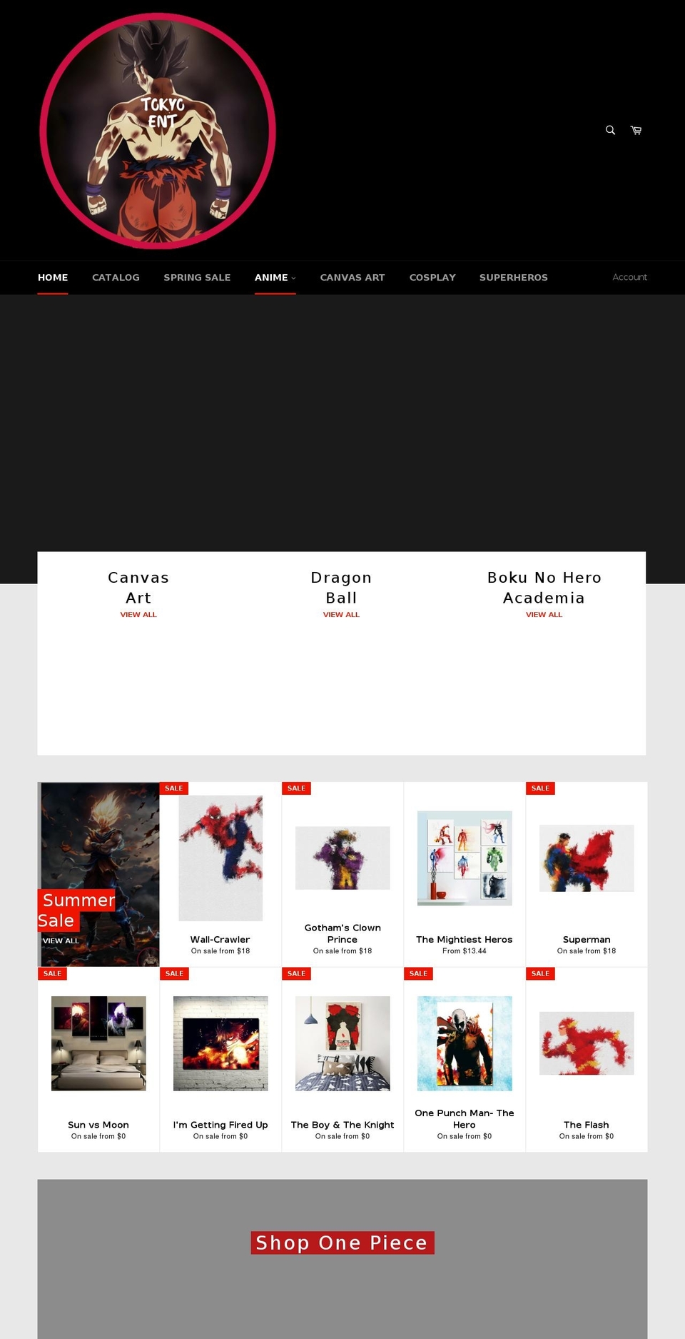 tokyoent.com — Shopify storefront screenshot