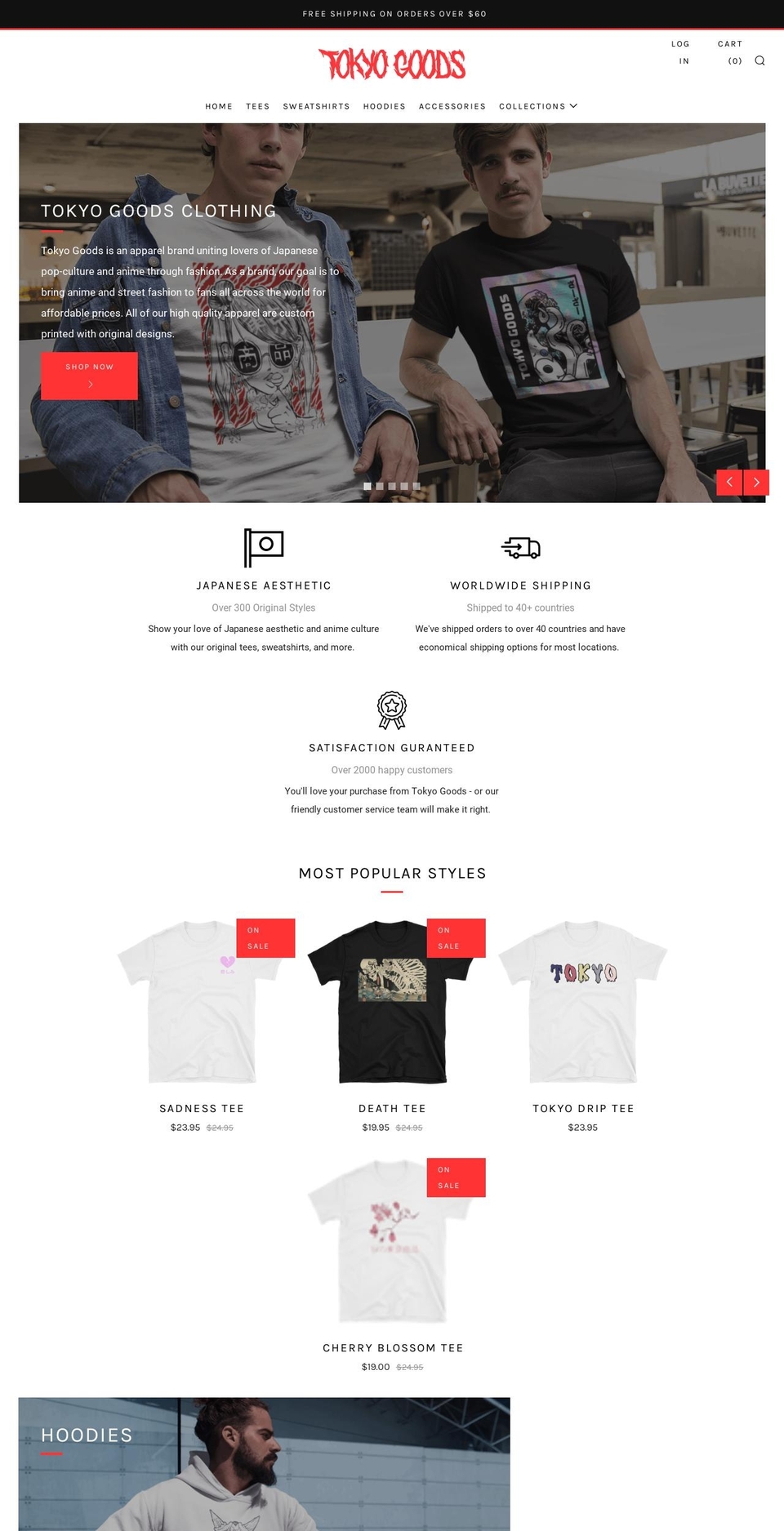 tokyogoods.com shopify website screenshot