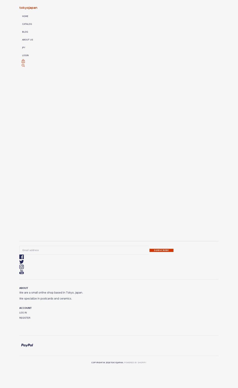 tokyojapanstore.com — Shopify storefront screenshot