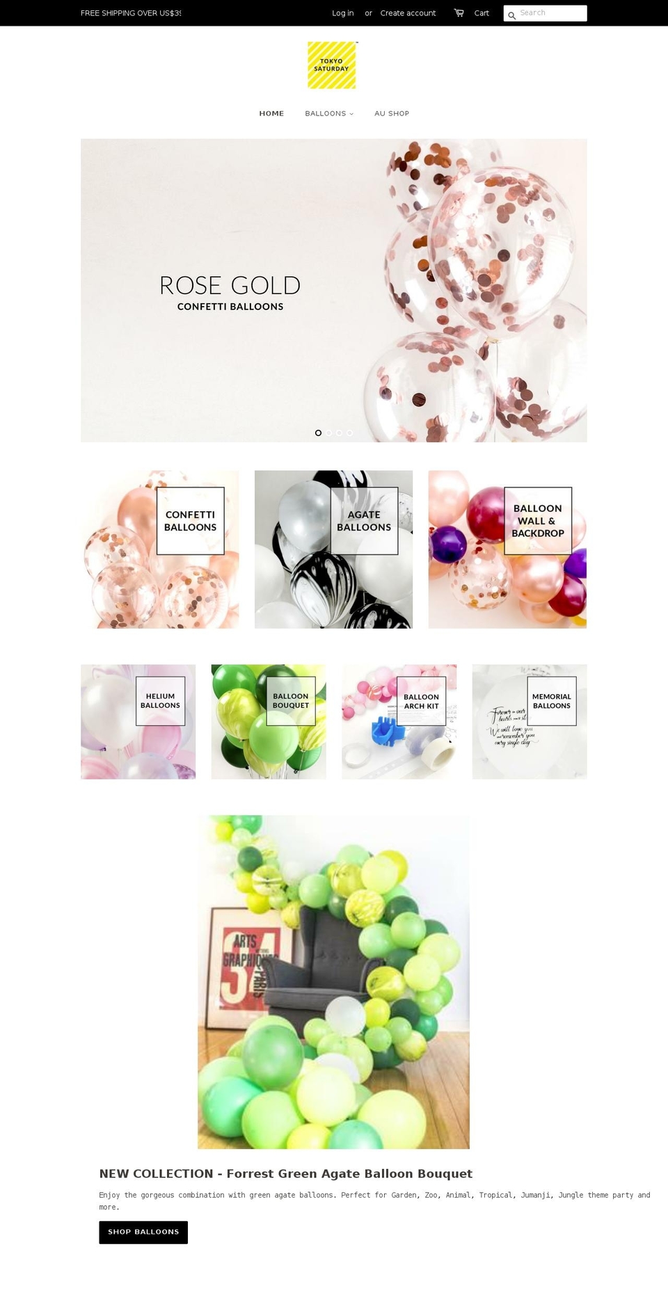 tokyosaturday.com shopify website screenshot
