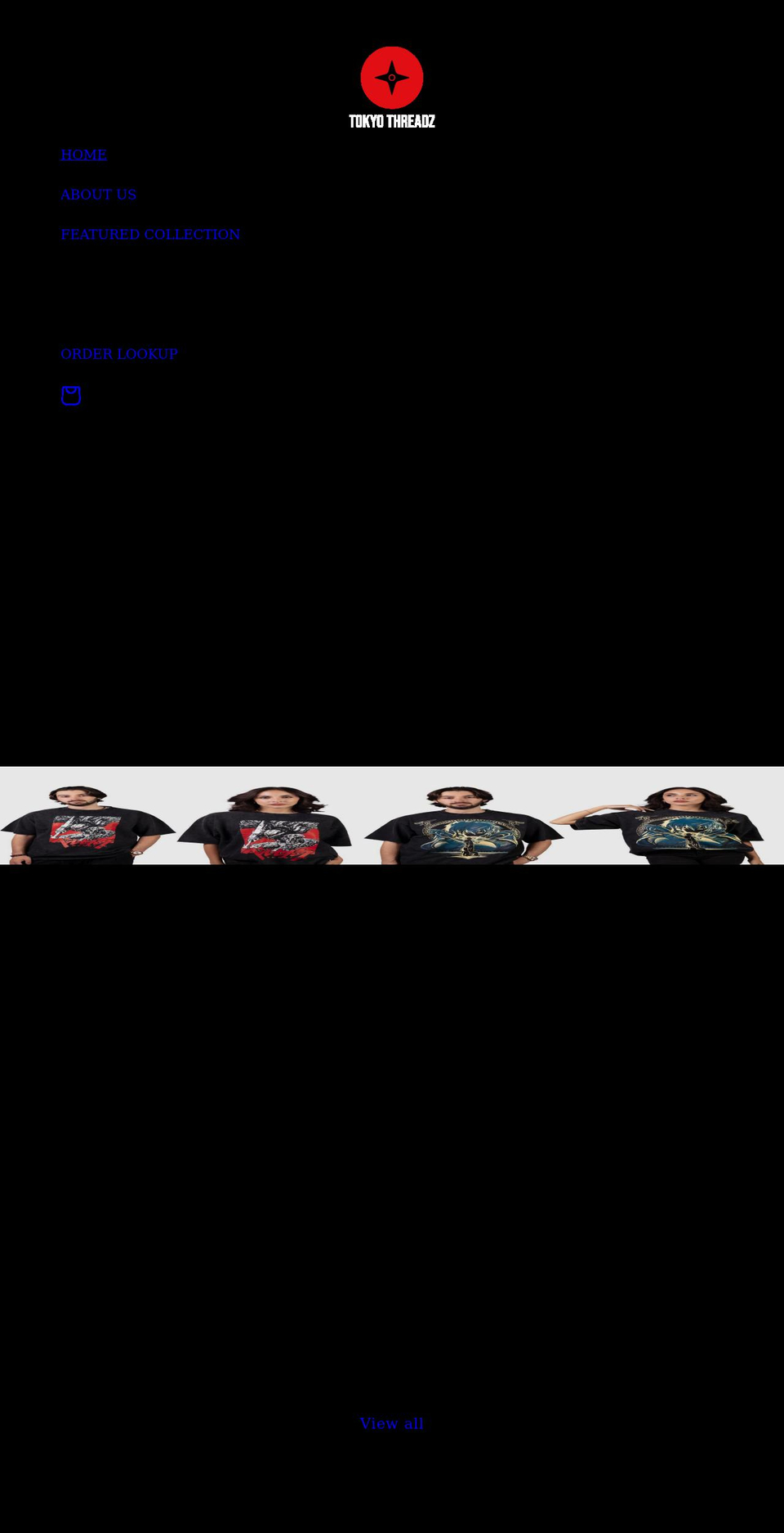 tokyothreads.com shopify website screenshot
