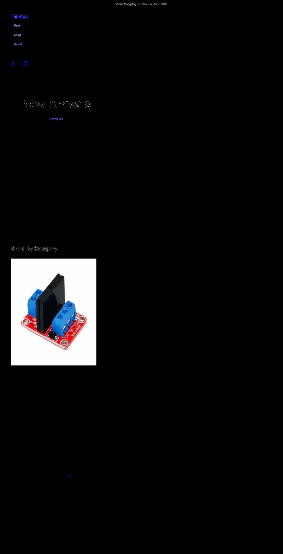 tolako.com shopify website screenshot