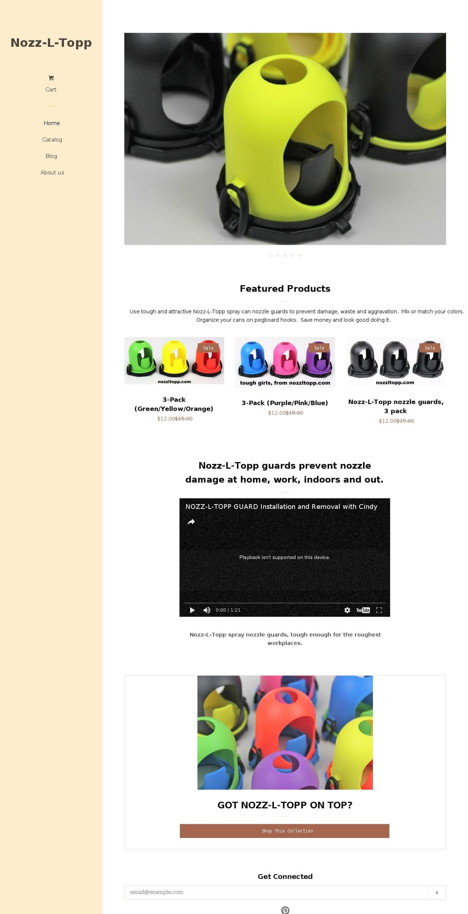tolicap.com shopify website screenshot