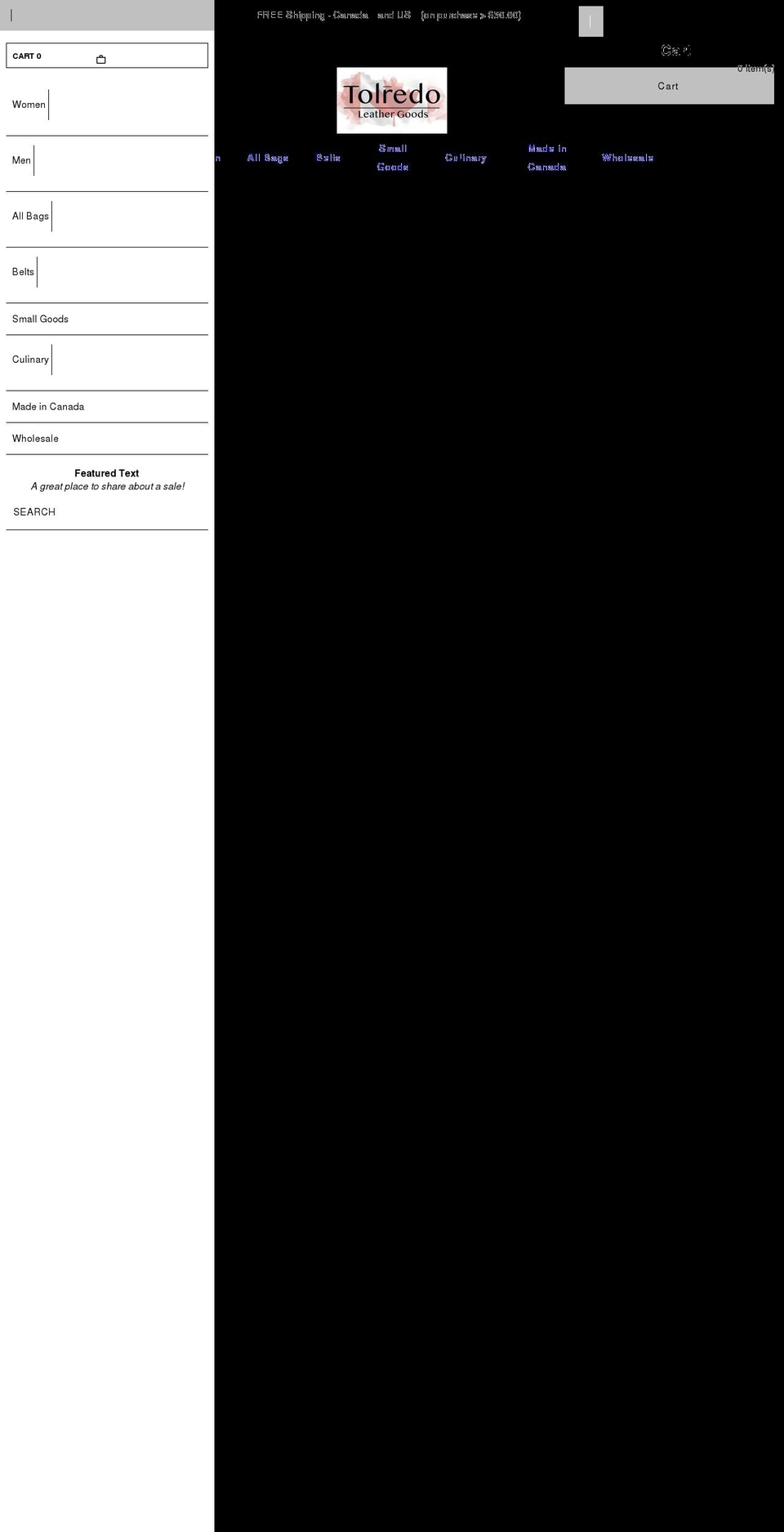 tolredo.com shopify website screenshot