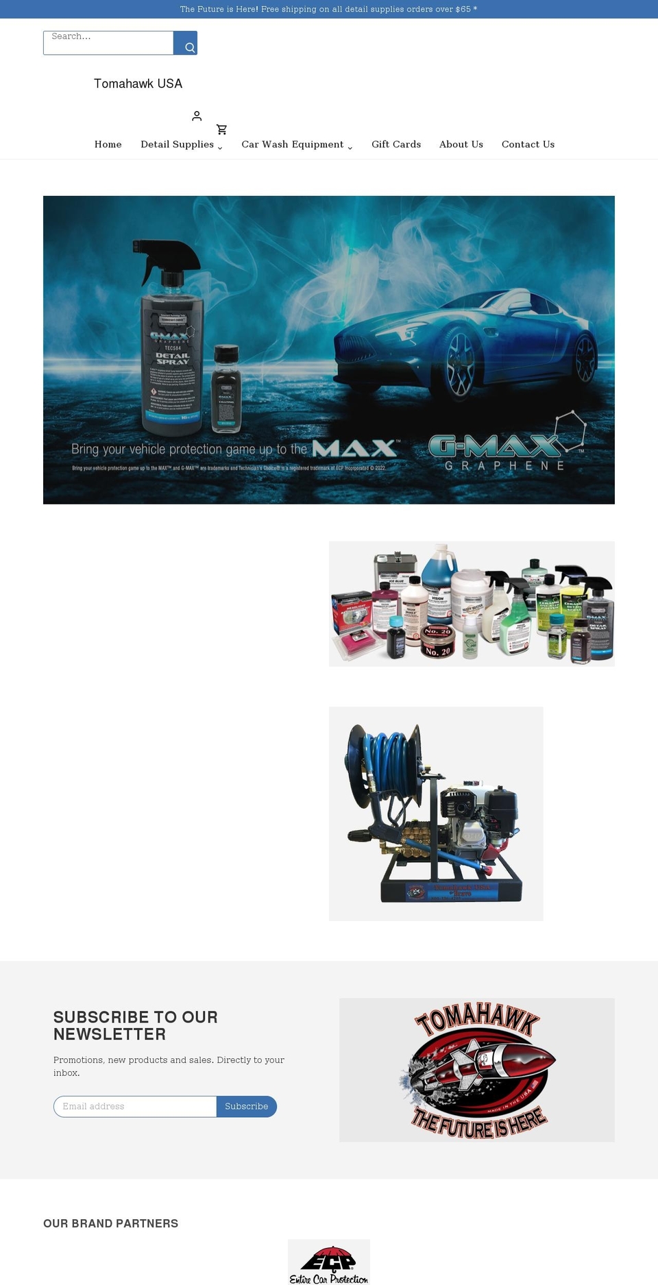 tomahawkusa.com shopify website screenshot