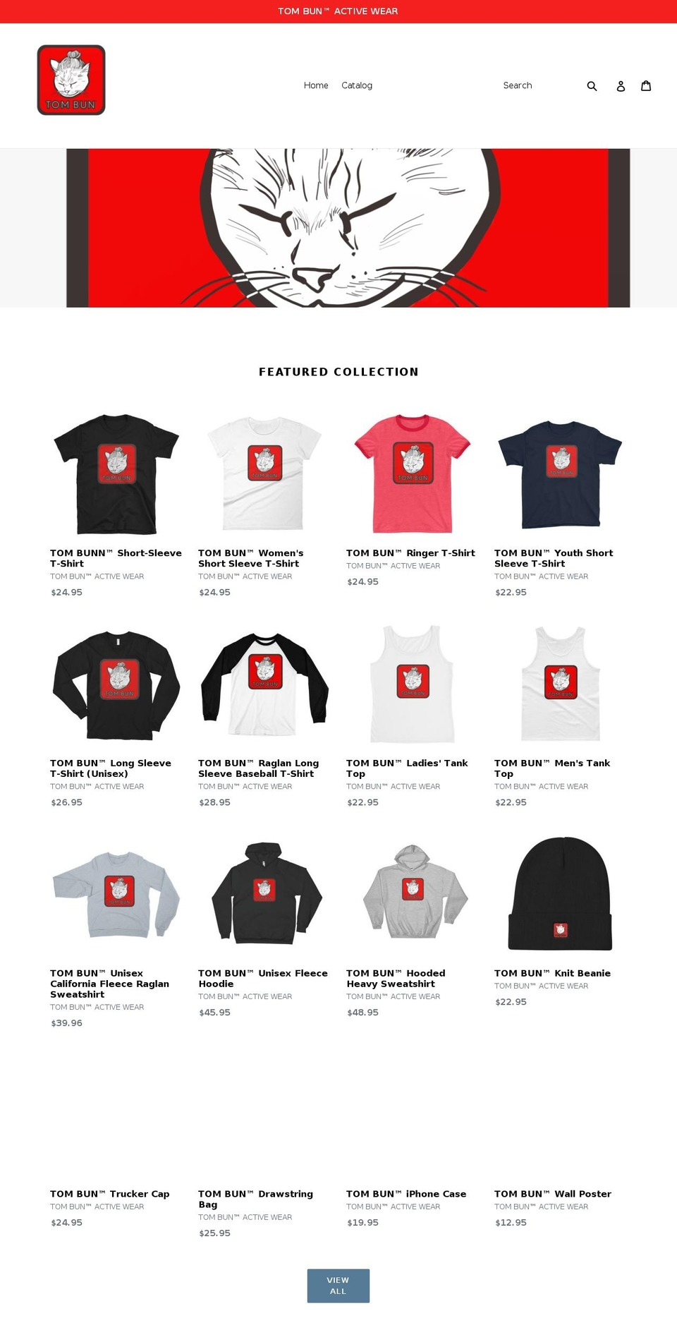 tombun.com — Shopify storefront screenshot