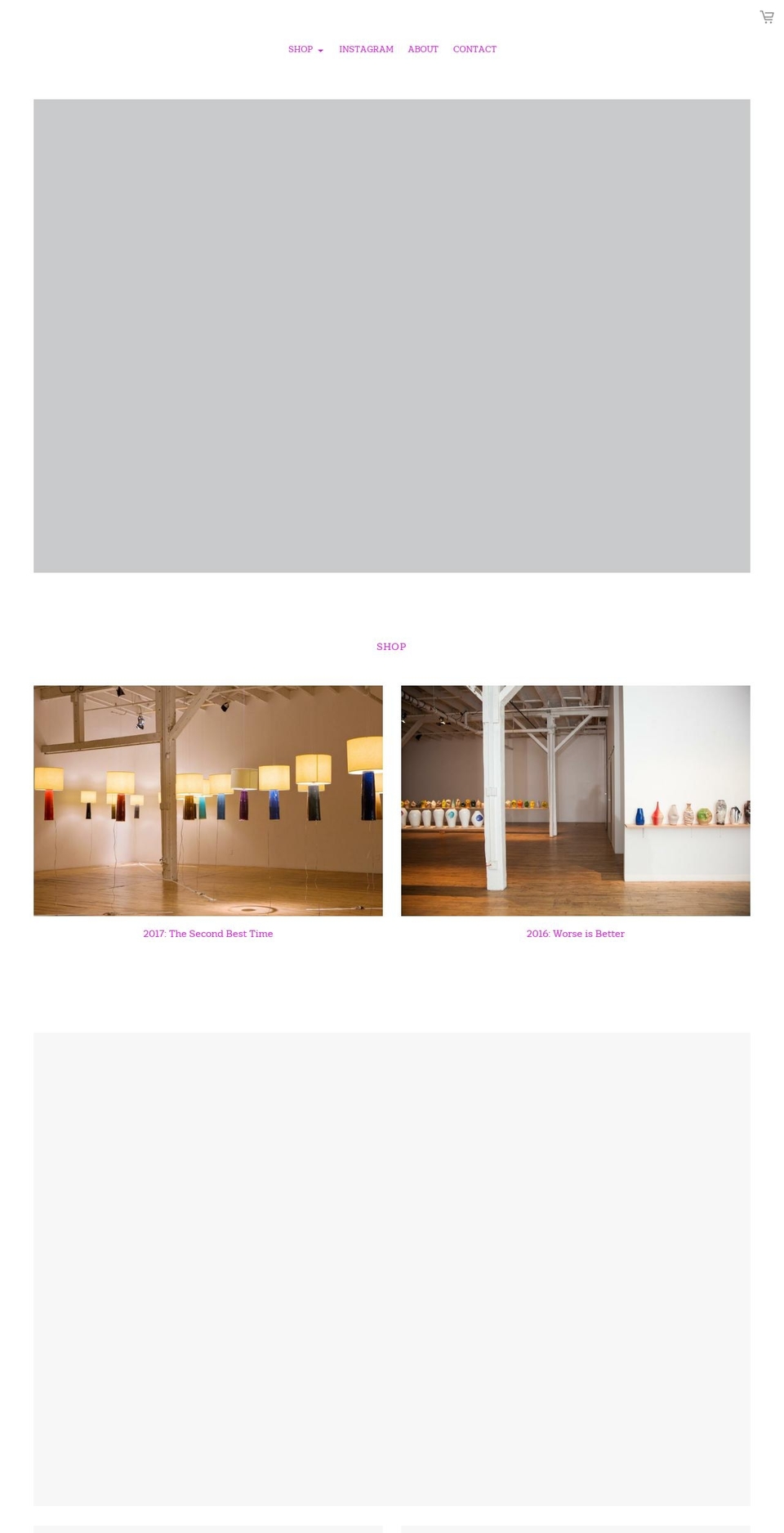 Tom Lehman Ceramics Shopify theme site example tomlehman.com