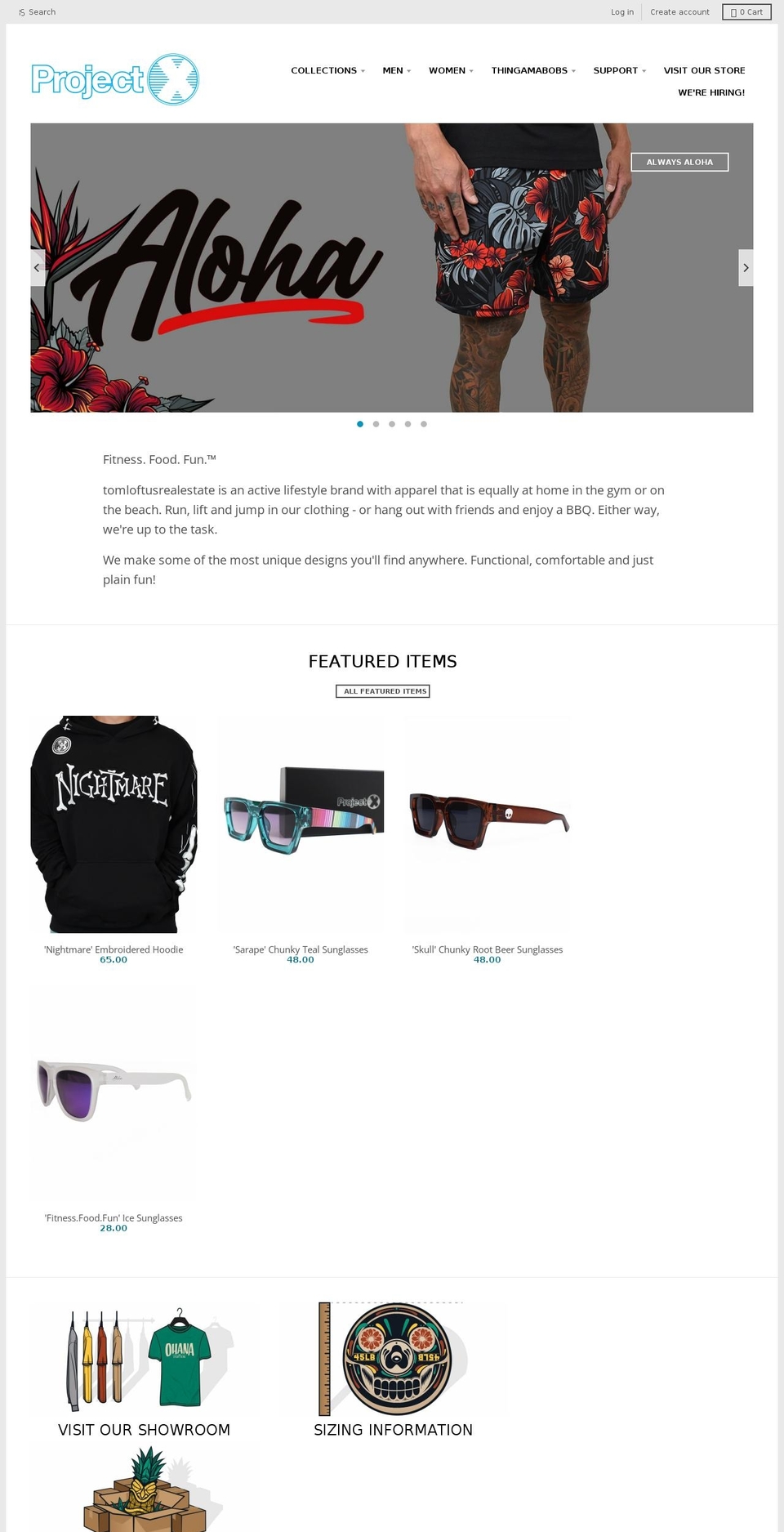 tomloftusrealestate.com shopify website screenshot