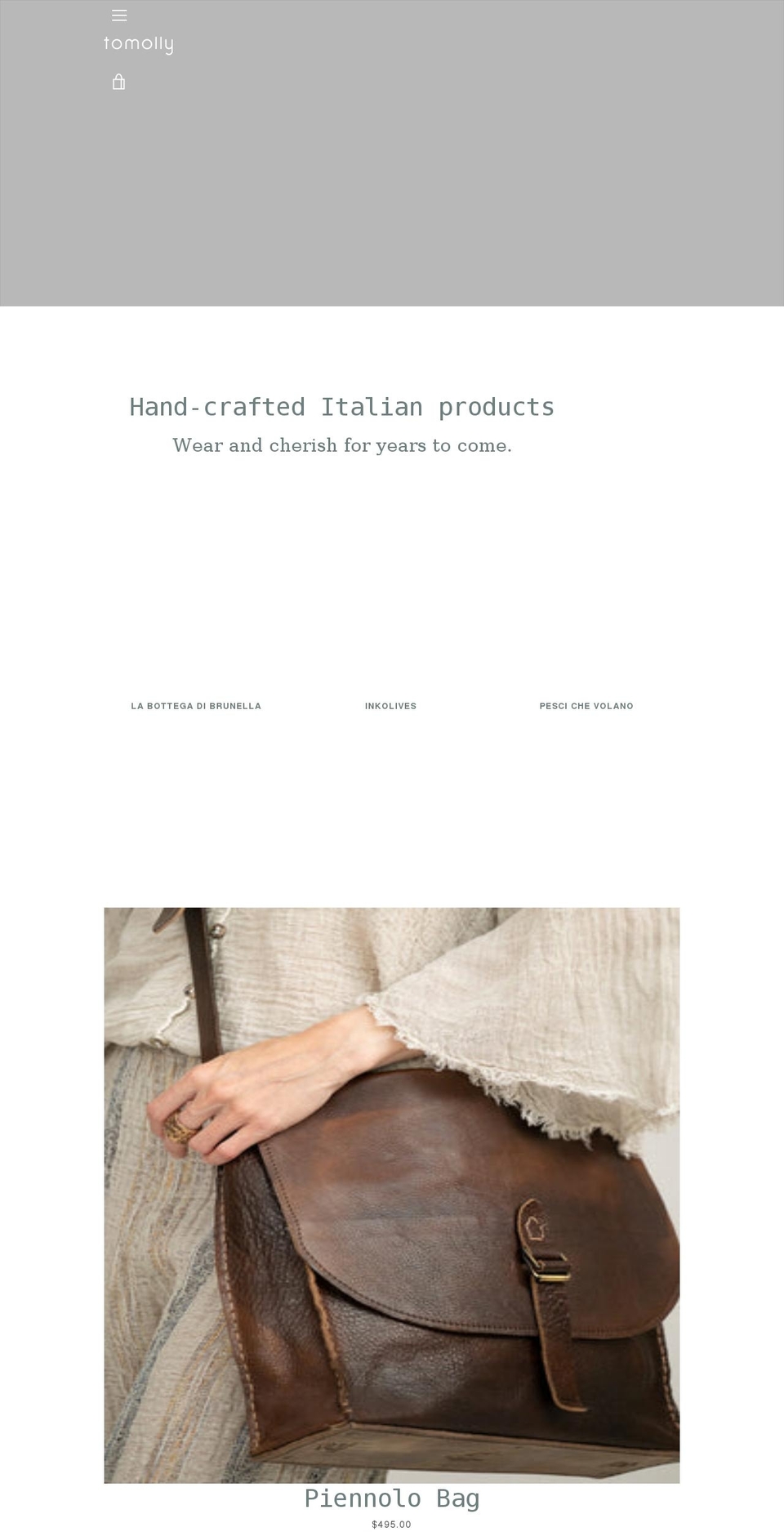 tomolly.com.au shopify website screenshot