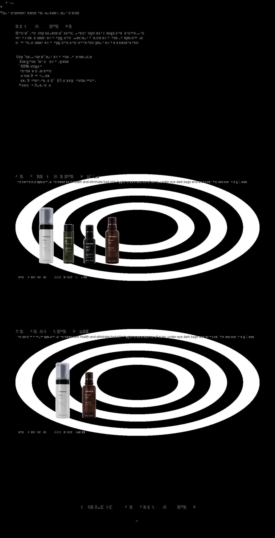 tomorrowskincare.com shopify website screenshot