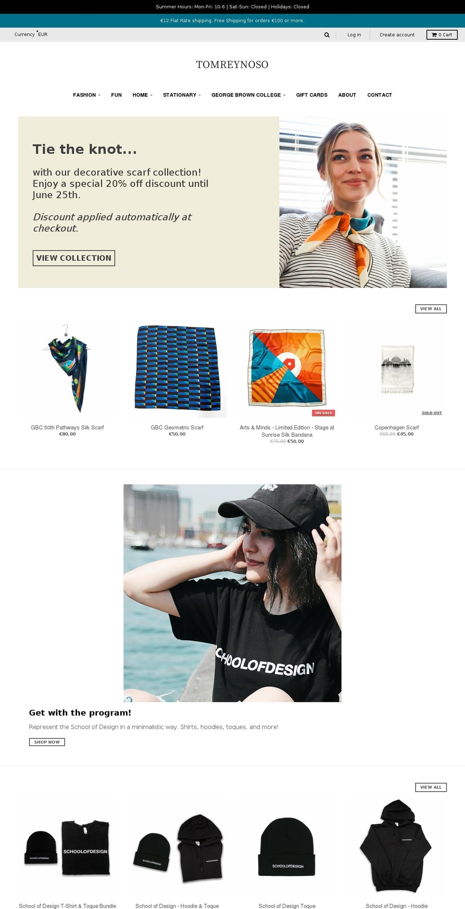 tomreynoso.com shopify website screenshot