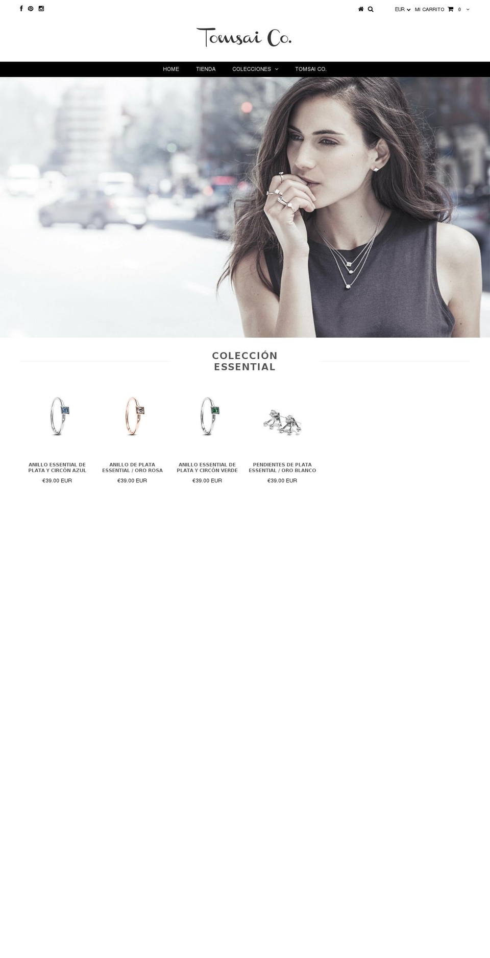 tomsaico.com — Shopify storefront screenshot