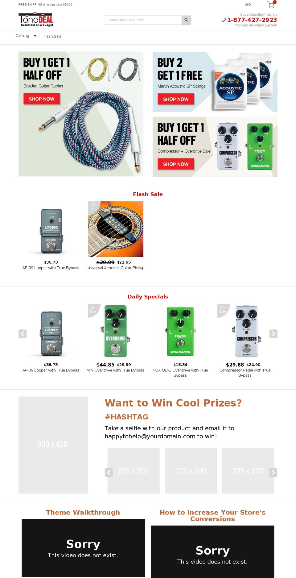 tonedeal.com — Shopify storefront screenshot