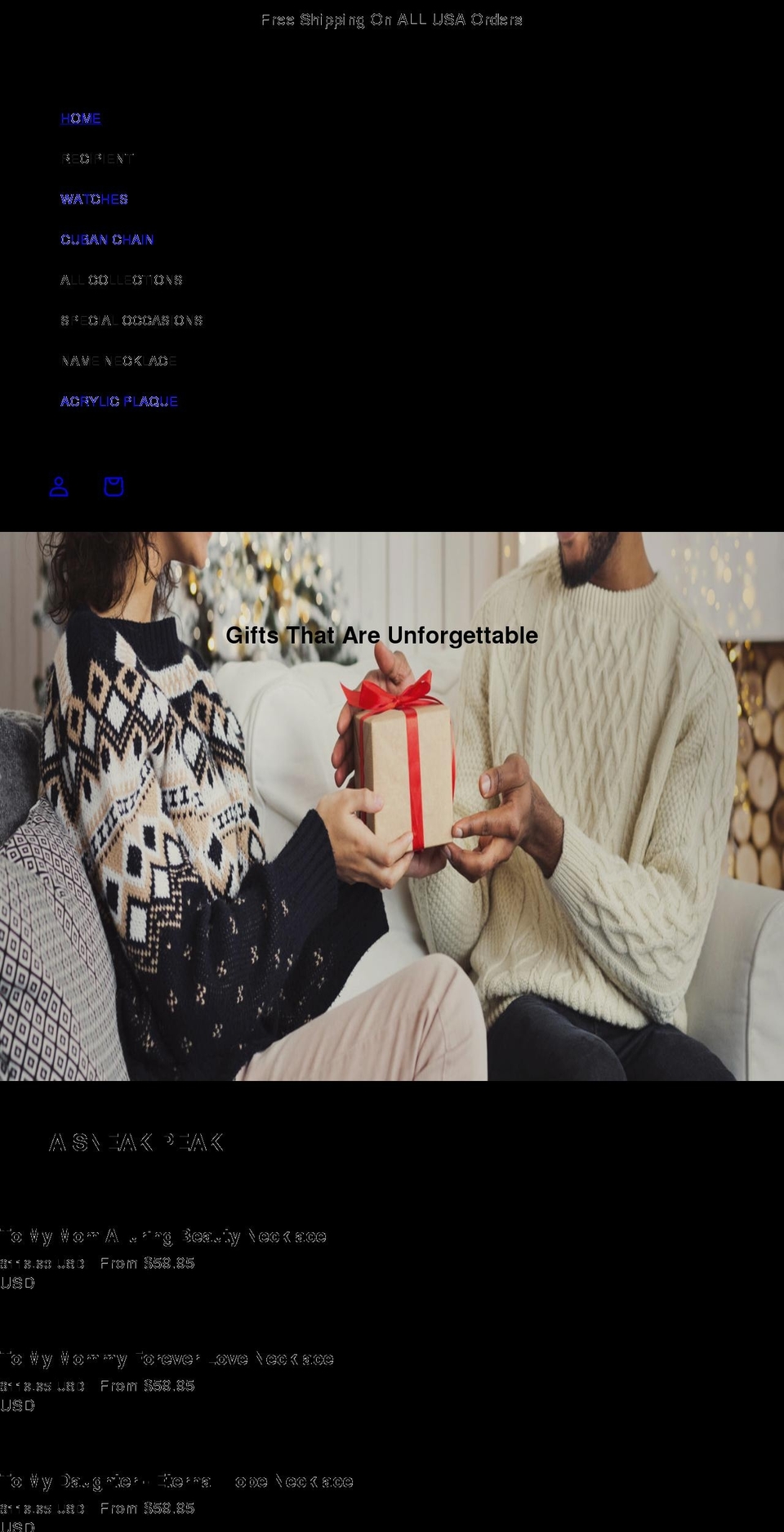 toneirose.com — Shopify storefront screenshot