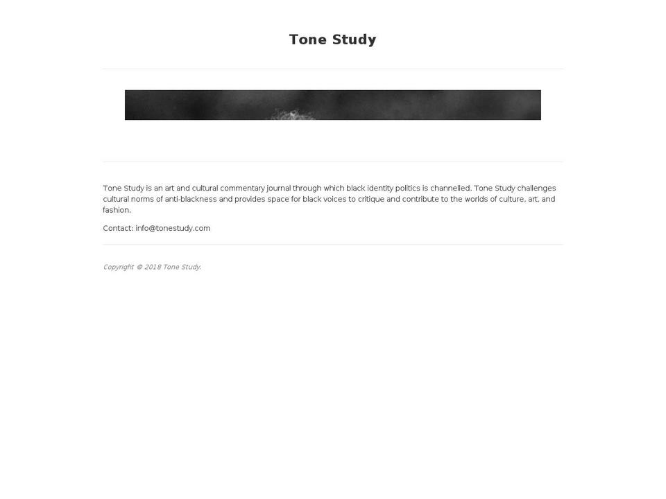 tonestudy.com shopify website screenshot