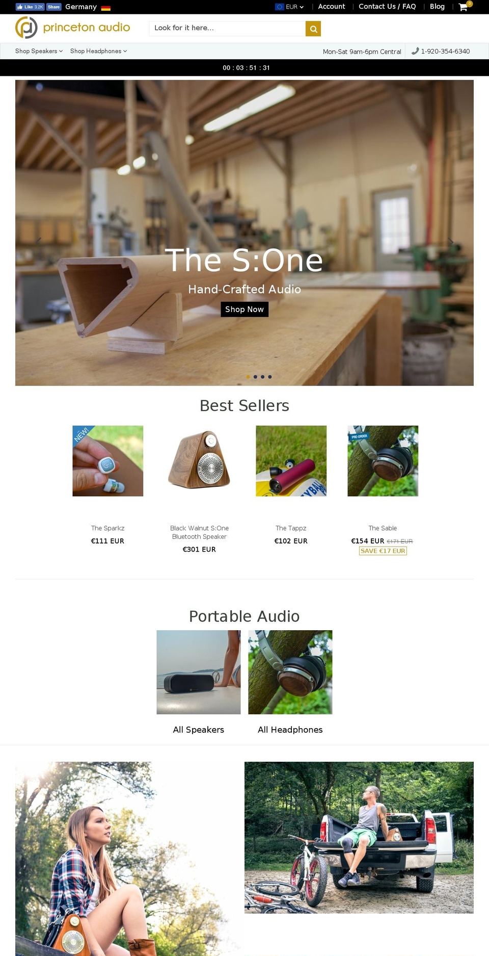 tonewood-audio.com shopify website screenshot