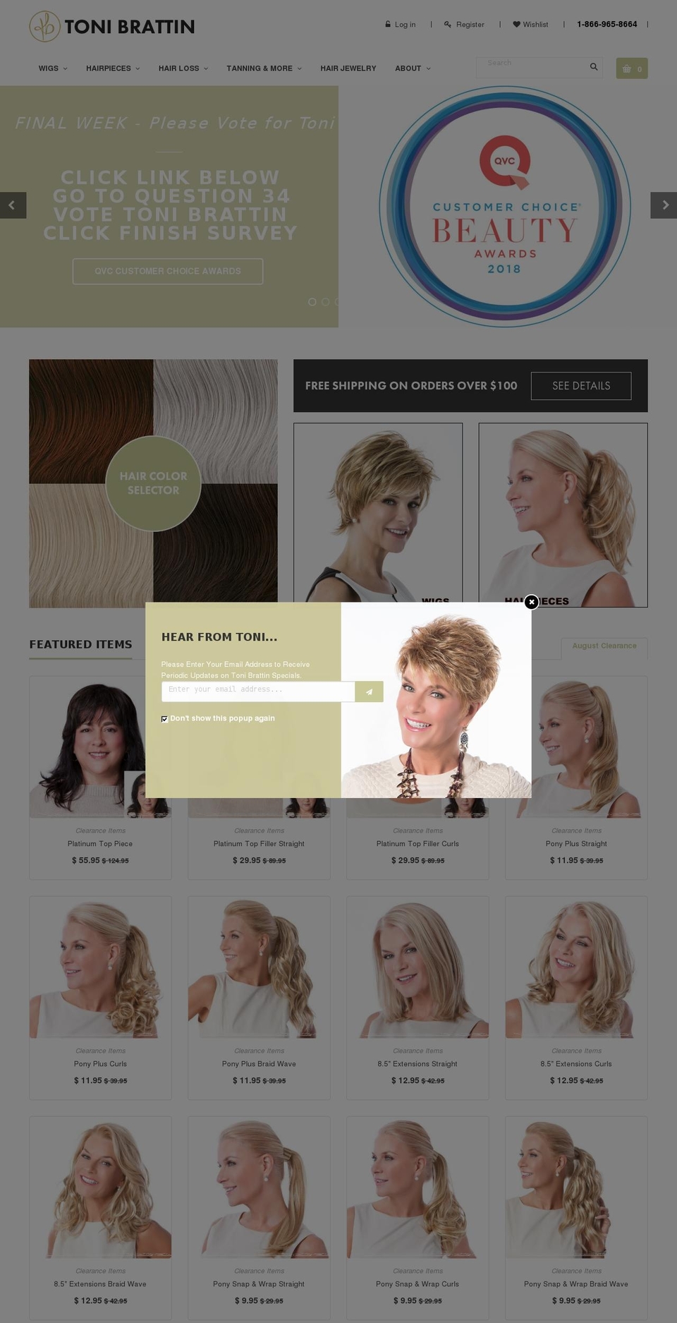 toni-brattin Shopify theme site example tonibrattinhair.com