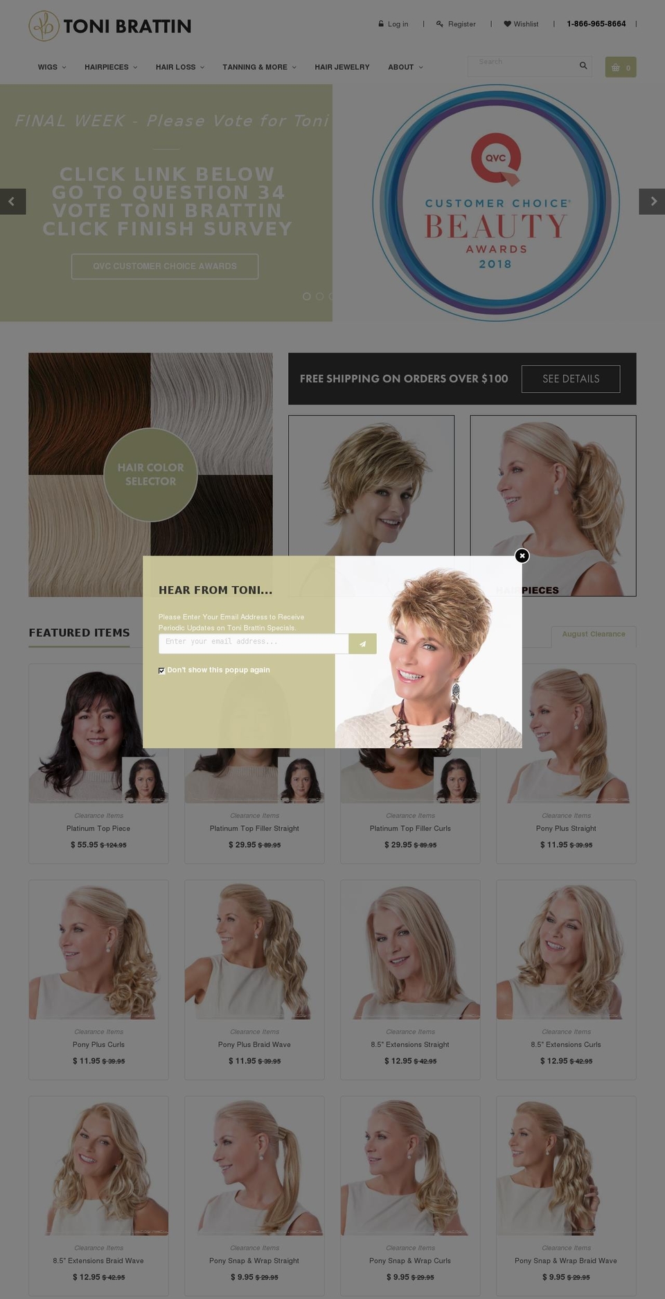 toni-brattin Shopify theme site example tonibrattinhairclub.com