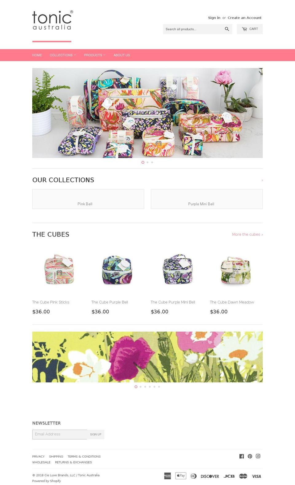tonic-usa.net shopify website screenshot