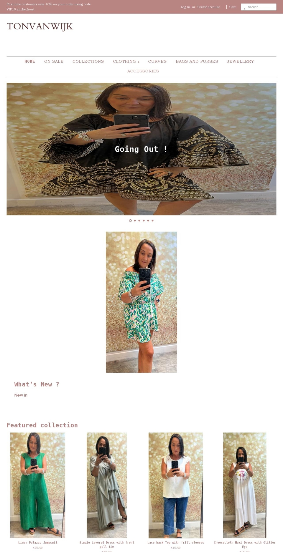 tonvanwijk.com shopify website screenshot