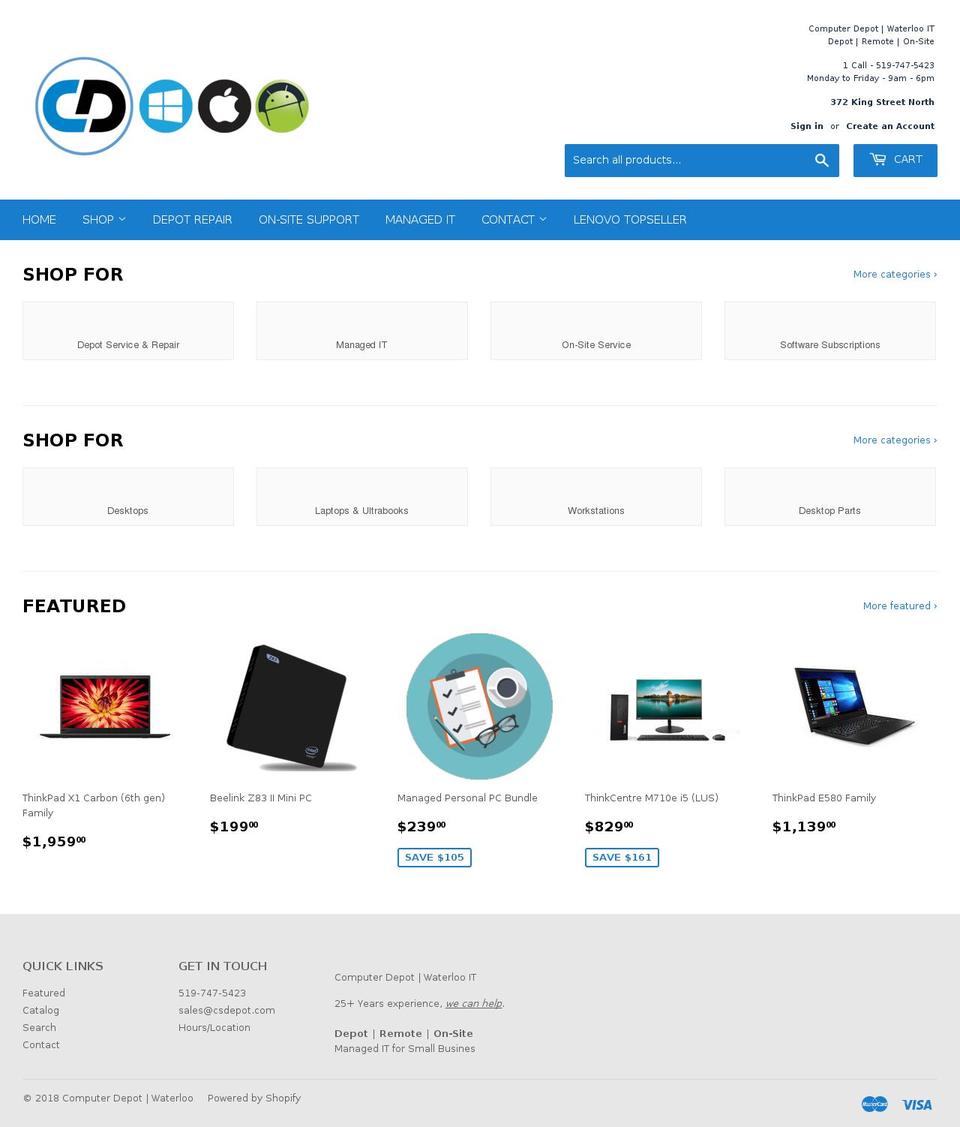 tony.computer shopify website screenshot