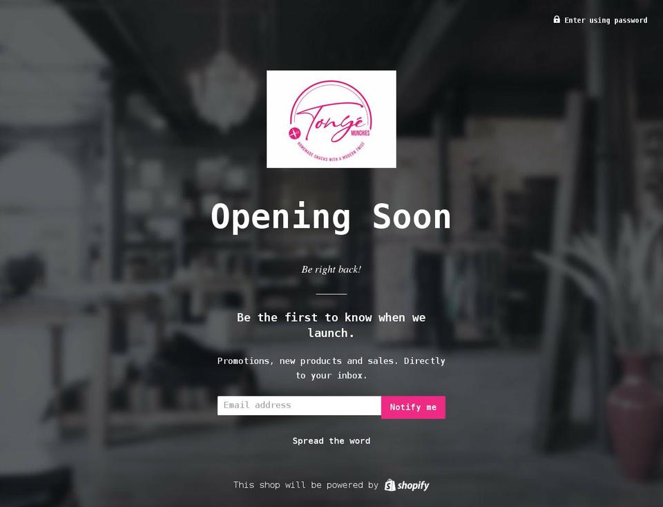 tonye-munchies.myshopify.com shopify website screenshot
