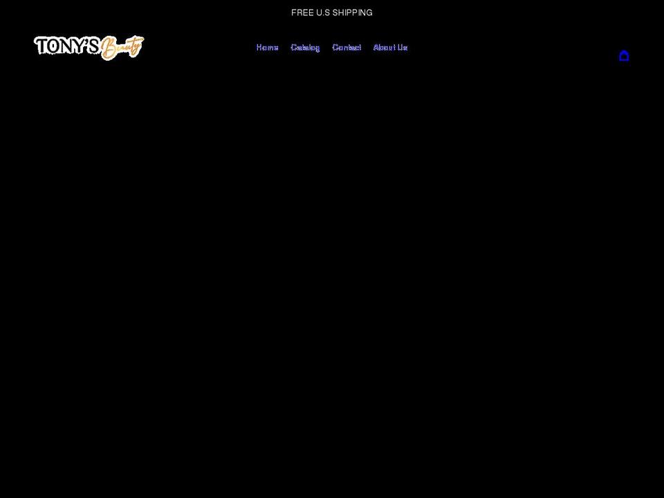 tonysbeauty.com shopify website screenshot