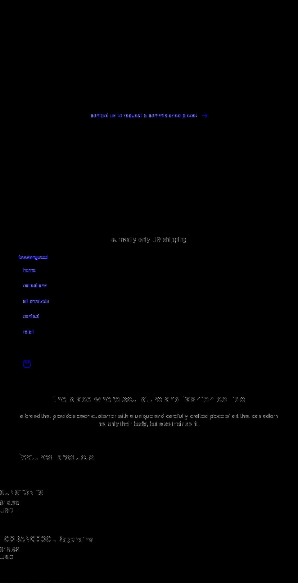 toodangcool.com shopify website screenshot